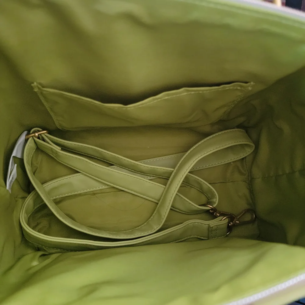 Loungefly Grinch and Friends Tote - Green and White